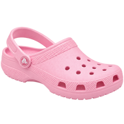 Sabots CLOGZ rose bonbon, visuel généré sans fond avec médaillon latéral